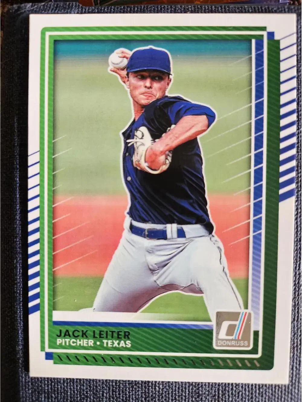Jack Leiter - 2025 Panini Donruss baseball - #94 - Rangers - RAW Mint